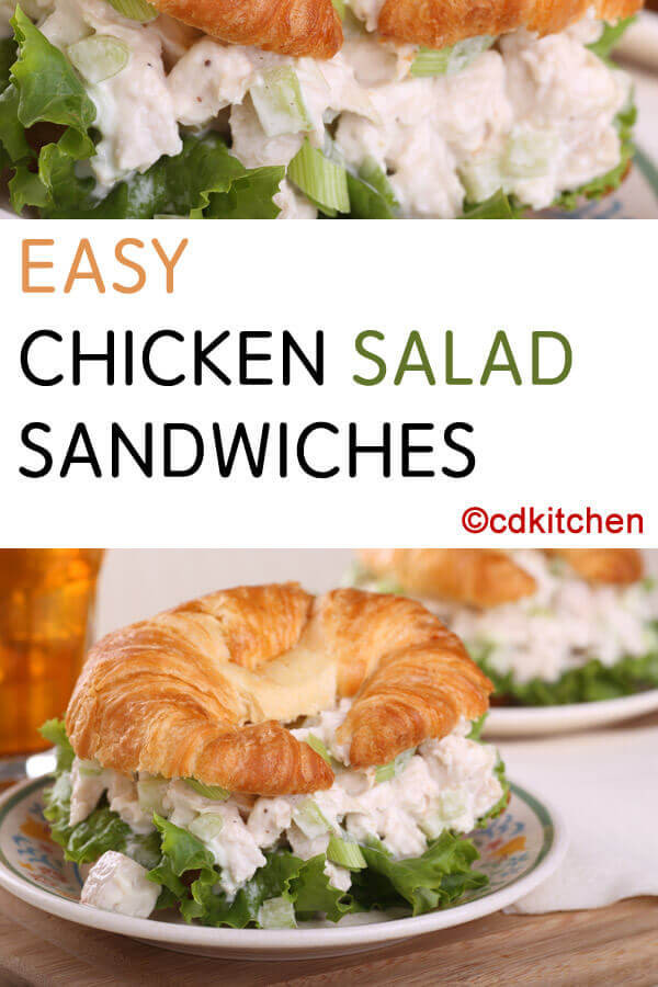 Easy Chicken Salad Sandwich
 Easy Chicken Salad Sandwiches Recipe