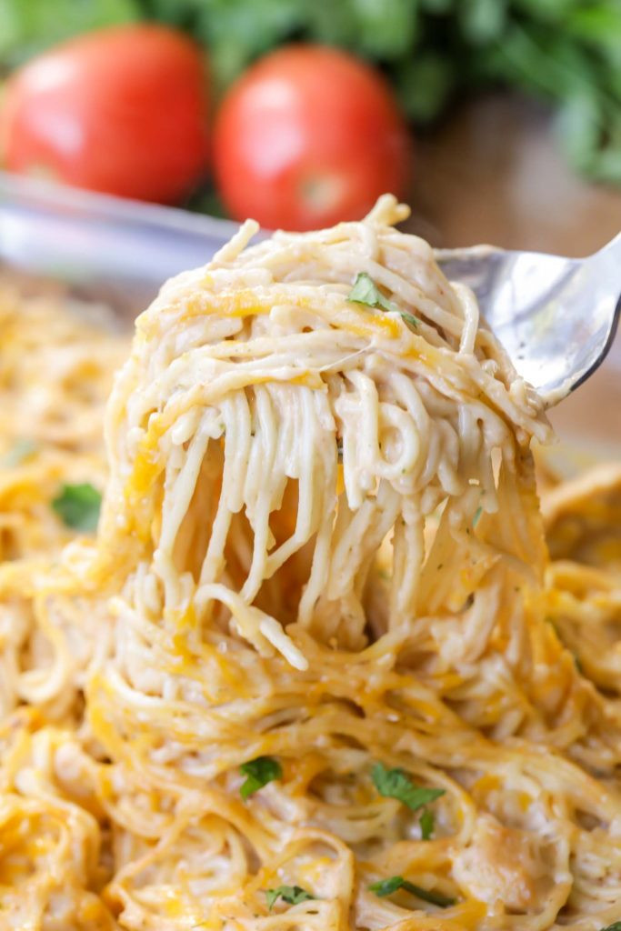 Easy Chicken Spaghetti
 EASY Chicken Spaghetti recipe