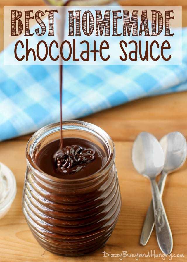 Easy Chocolate Sauce
 Best Homemade Chocolate Sauce