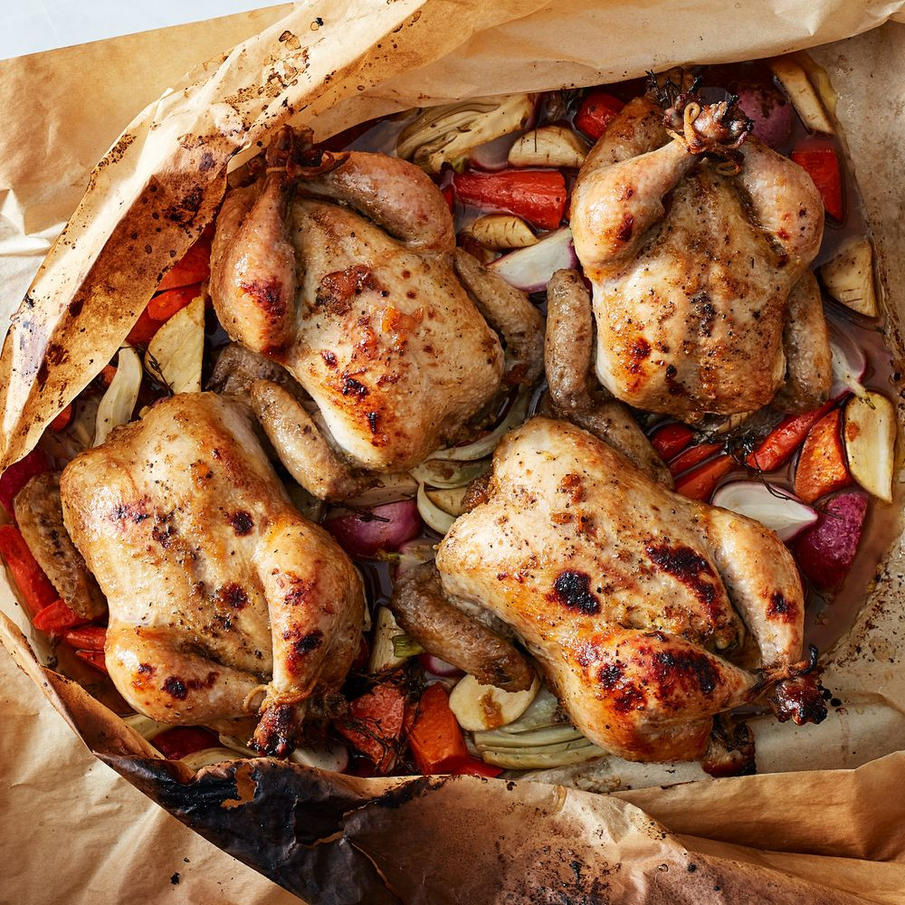 Easy Cornish Game Hens Recipe
 Easy Cornish Game Hen Recipe With Roasted Root Ve ables