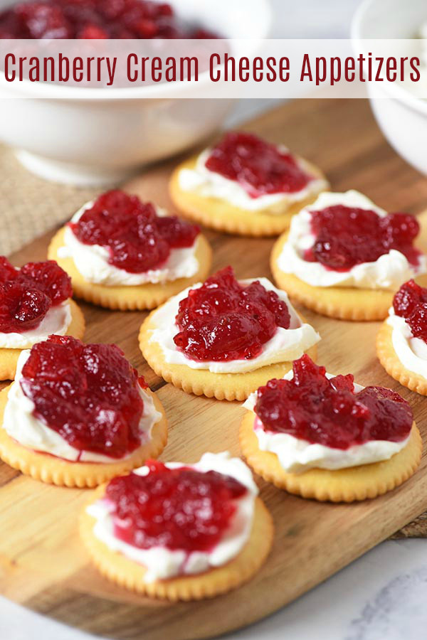 Easy Cream Cheese Appetizers
 Cranberry Cream Cheese Appetizers Around My Family Table