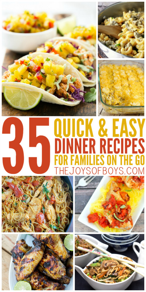 Easy Dinner Recipes For Family Of 6
 35 Quick and Easy Dinner Recipes for the Family on the Go
