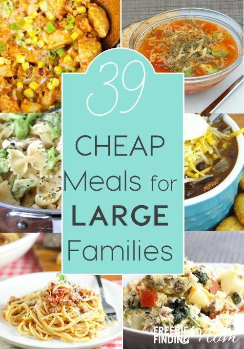 Easy Dinner Recipes For Family Of 6
 39 Cheap Meals for Families