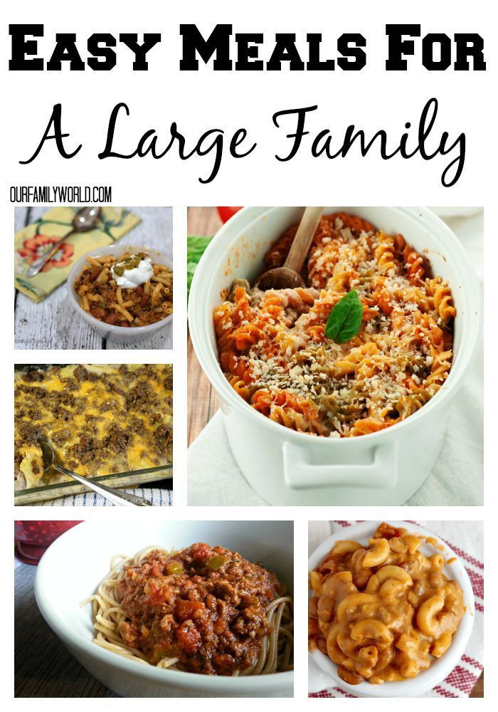 Easy Dinner Recipes For Family Of 6
 Spectacularly Easy Meals For Your Family