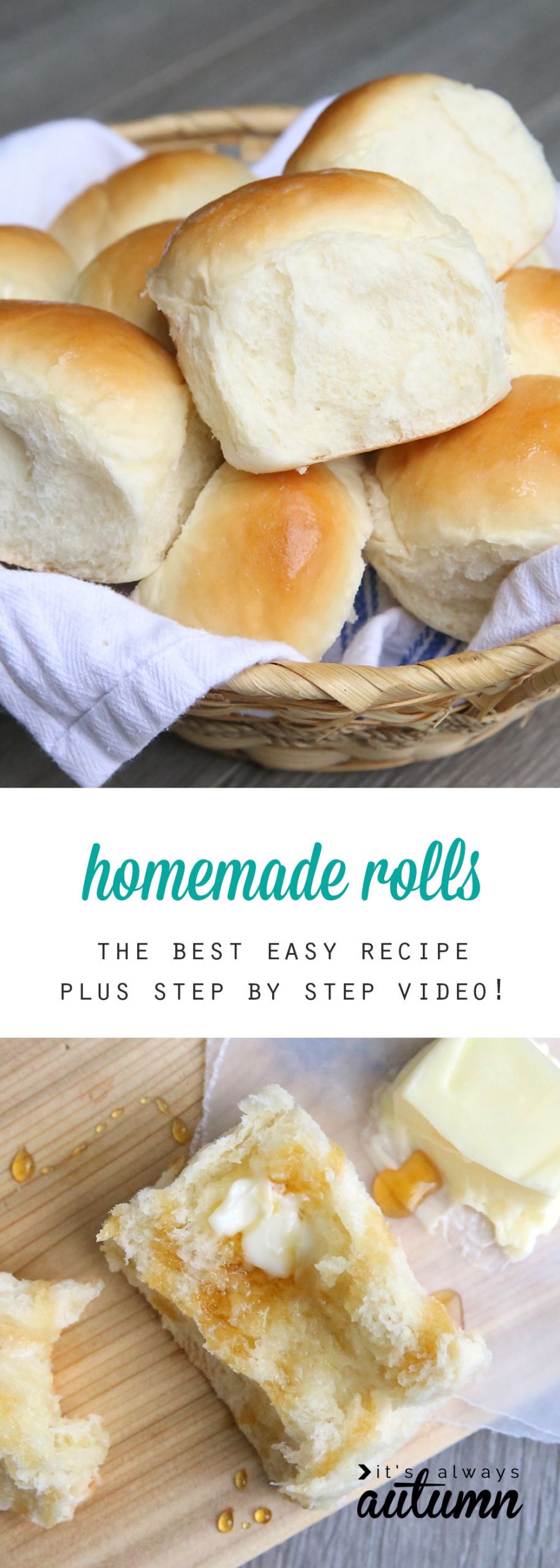 Easy Dinner Roll Recipe
 the very best dinner rolls recipe video tutorial It s