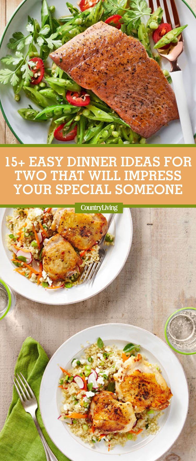 Easy Dinners For Two
 17 Easy Dinner Ideas for Two Romantic Dinner for Two Recipes