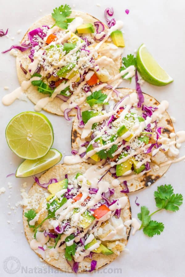 Easy Fish Taco Recipes
 Fish Tacos Recipe with Best Fish Taco Sauce