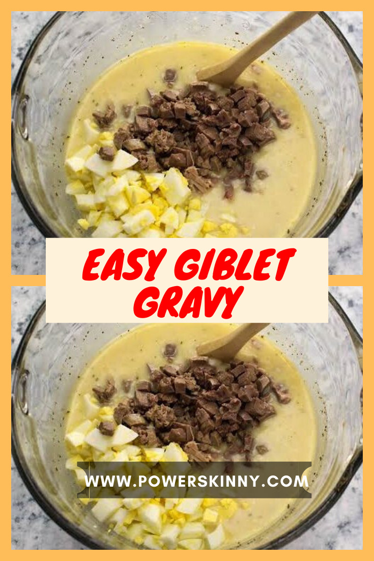Easy Giblet Gravy Recipe With Cream Of Chicken Soup
 Easy Giblet Gravy With images