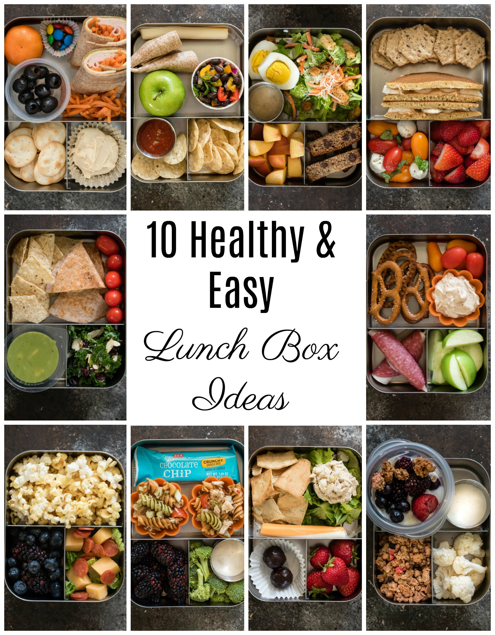 Easy Healthy Packed Lunches
 10 Healthy Lunch Box Ideas