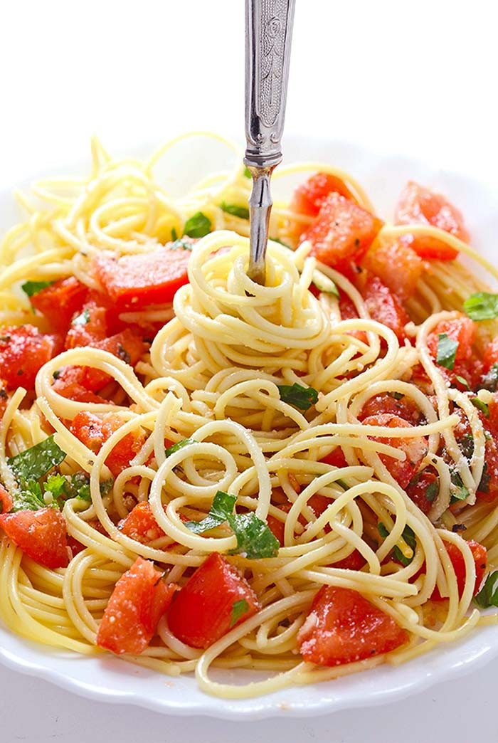 Easy Homemade Pasta Recipe
 Pasta with Fresh Tomato Sauce Sugar Apron
