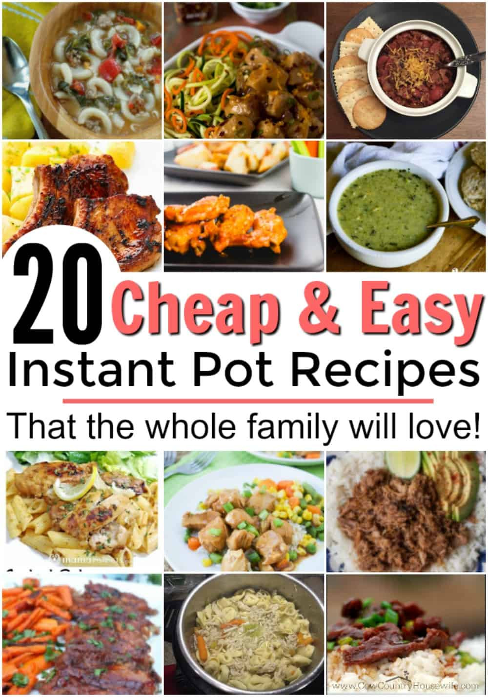 Easy Instant Pot Recipes
 Cheap and Easy Instant Pot Recipes