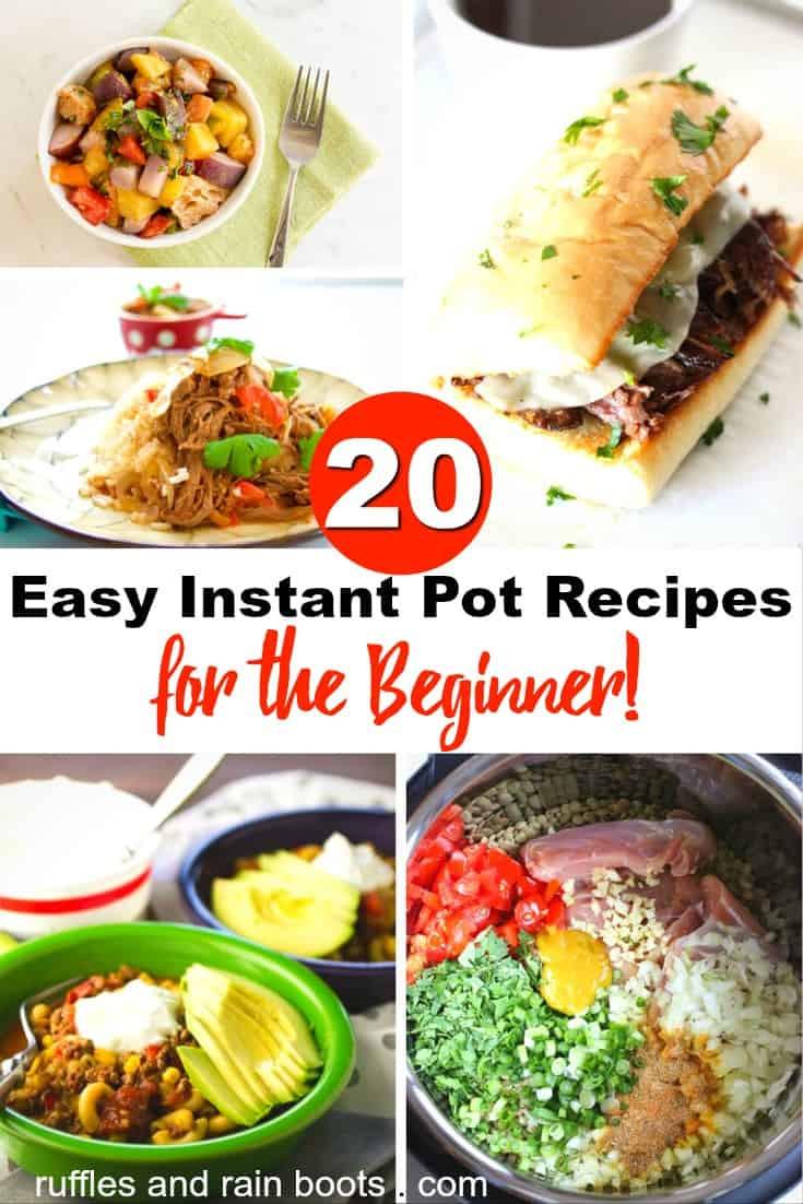 Easy Instant Pot Recipes
 20 Easy Instant Pot Recipes for Beginners Ruffles and
