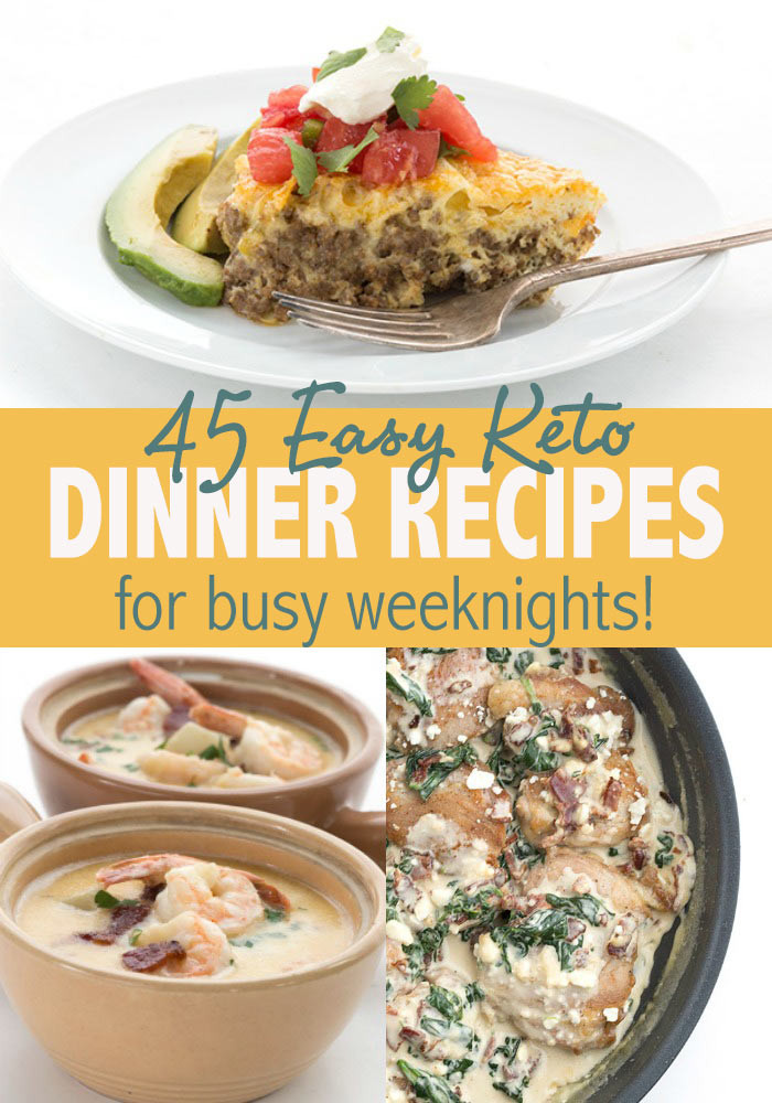Easy Keto Dinner
 Easy Keto Recipes