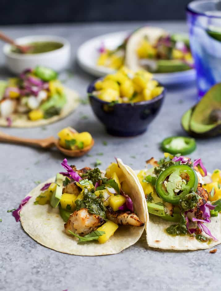 Easy Mango Salsa Recipe For Fish
 Grilled Fish Tacos with Mango Salsa