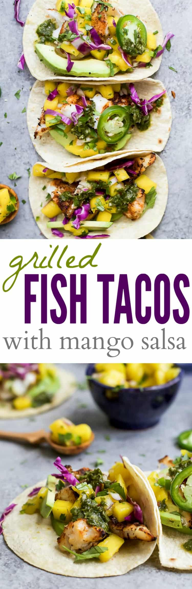 Easy Mango Salsa Recipe For Fish
 Grilled Fish Tacos with Mango Salsa