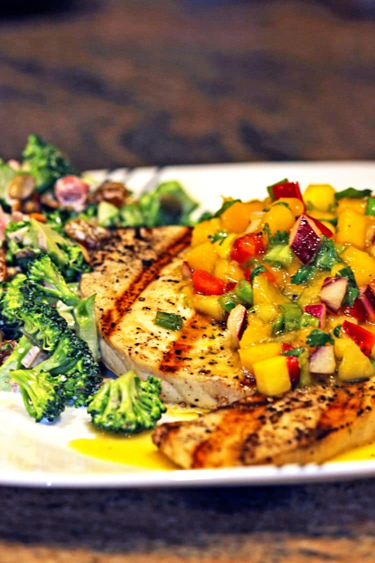 Easy Mango Salsa Recipe For Fish
 Grilled Swordfish with Mango Salsa Kevin Is Cooking