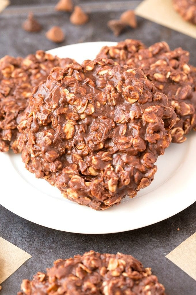 Easy Peanut Butter Oatmeal Cookies
 3 Ingre nt No Bake Chocolate Peanut Butter Oatmeal