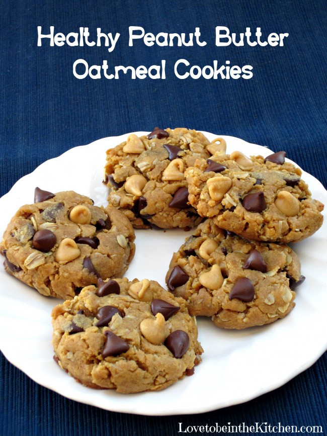 Easy Peanut Butter Oatmeal Cookies
 healthy peanut butter oatmeal cookies