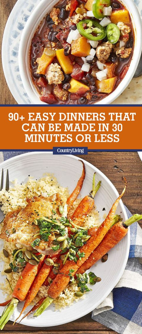 Easy Quick Dinners
 99 Quick and Easy Dinners Best Recipes for 30 Minute Meals