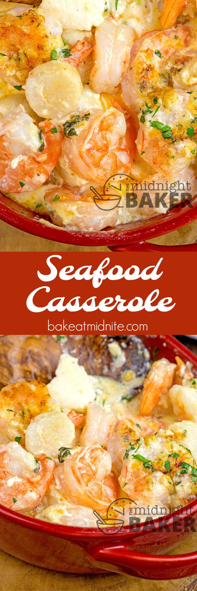 Easy Seafood Casserole
 Seafood Casserole The Midnight Baker