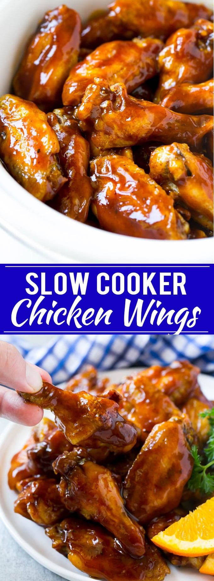 Easy Slow Cooker Chicken Wings Recipe
 Slow Cooker Chicken Wings Dinner at the Zoo
