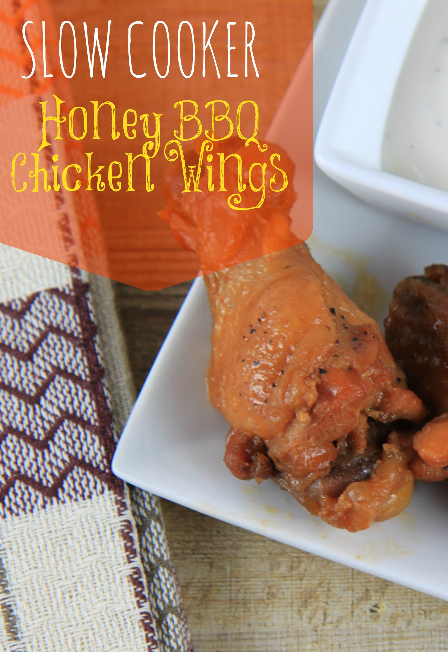 Easy Slow Cooker Chicken Wings Recipe
 Slow Cooker Honey BBQ Chicken Wings BargainBriana