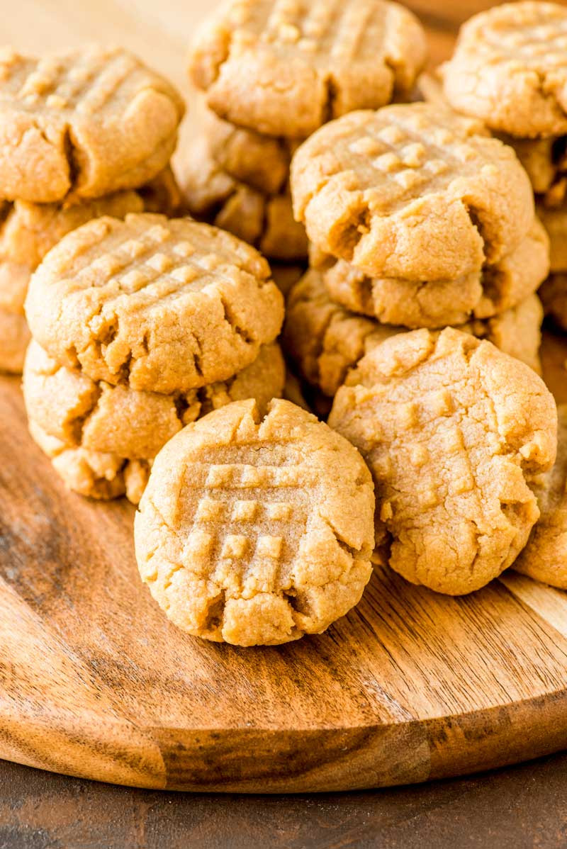 Easy Soft Peanut Butter Cookies
 4 Ingre nt Peanut Butter Cookies Homemade Hooplah