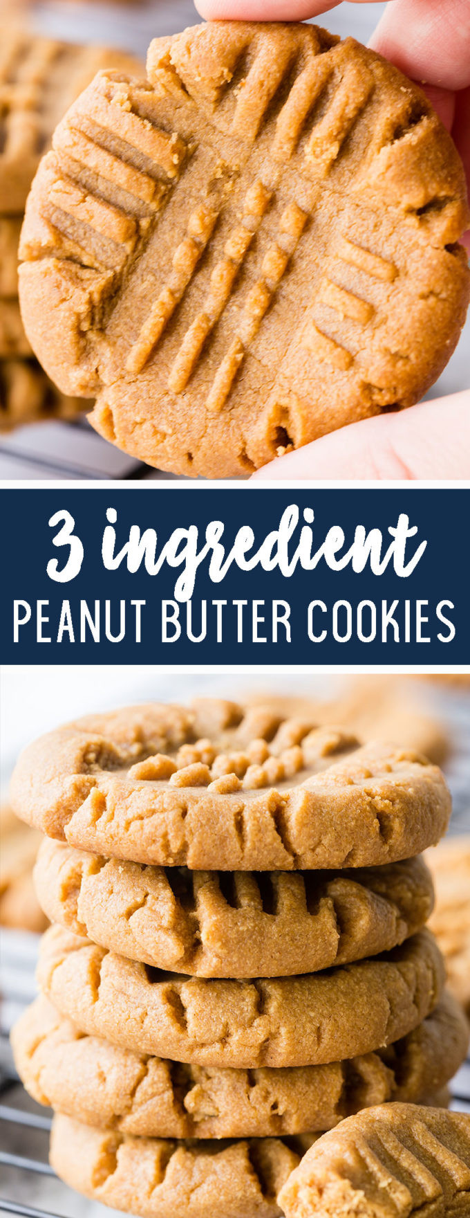 Easy Soft Peanut Butter Cookies
 3 Ingre nt Peanut Butter Cookies Easy Peasy Meals