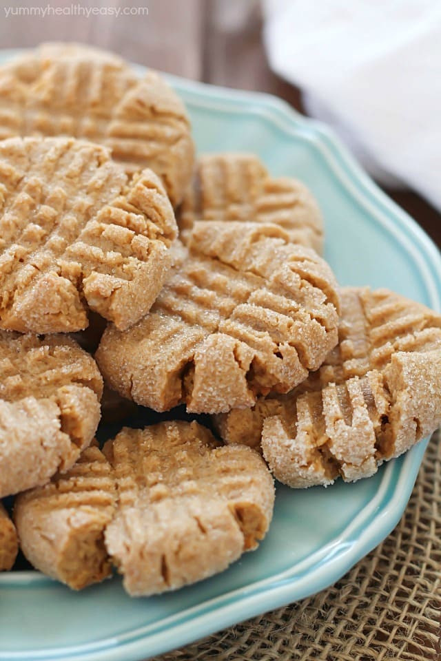 Easy Soft Peanut Butter Cookies
 Healthier Easy Peanut Butter Cookies Yummy Healthy Easy
