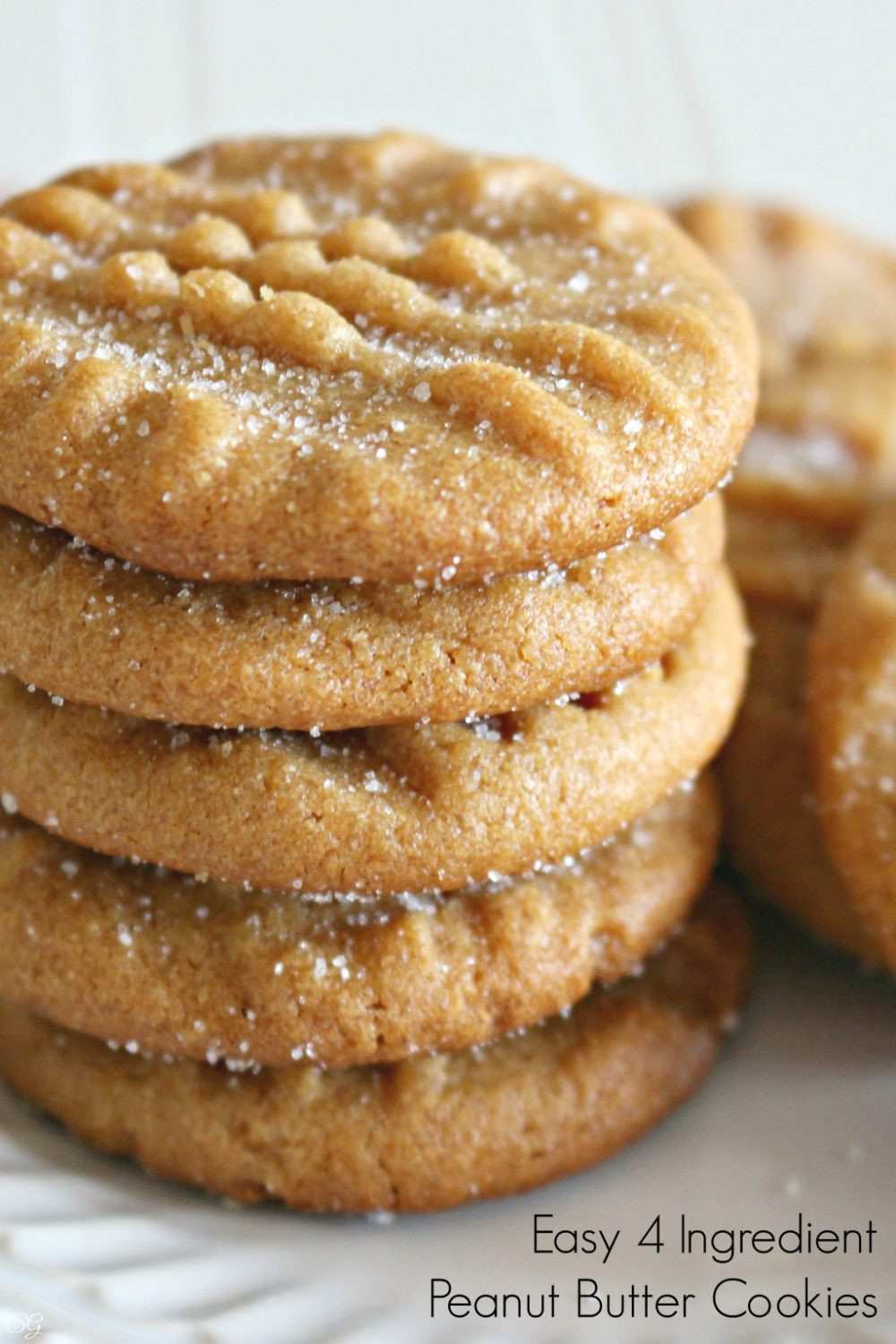 Easy Soft Peanut Butter Cookies
 The Easiest Peanut Butter Cookie Recipe EVER