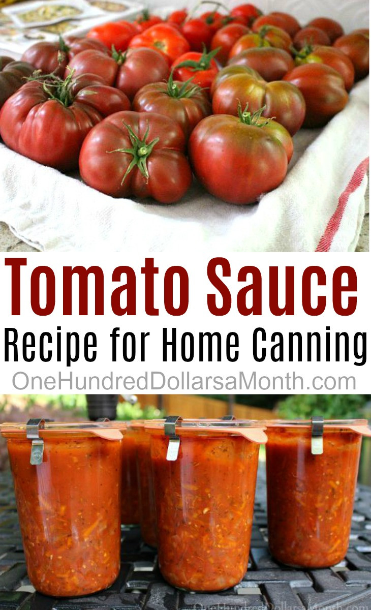 Easy Tomato Sauce Recipe
 Simple Tomato Sauce Recipe for Canning e Hundred