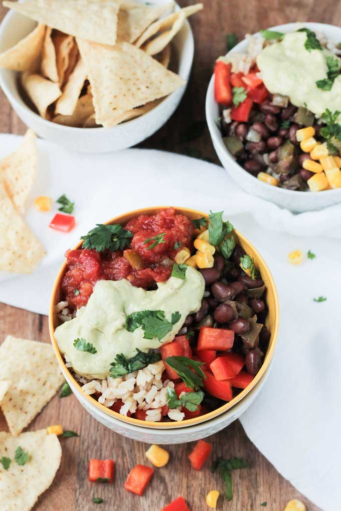 Easy Vegetarian Dinners For Two
 Super Simple Vegan Burrito Bowl 20 Minute Recipe