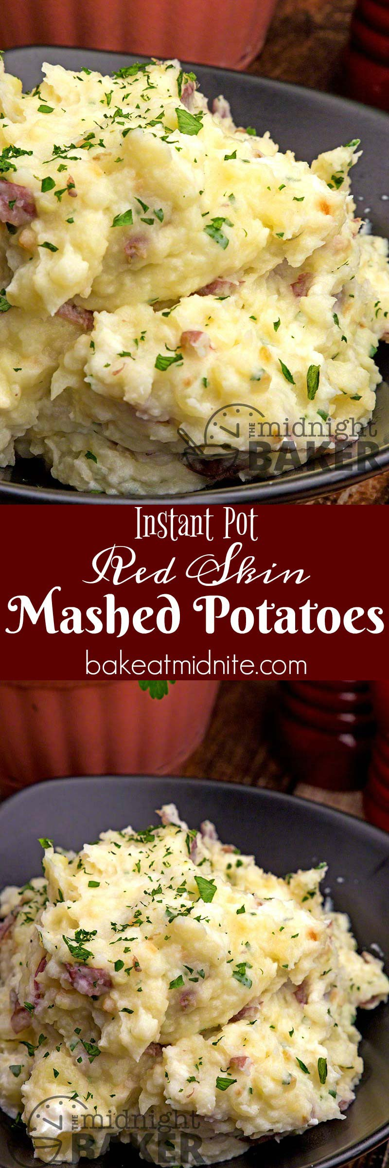 Fiber In Mashed Potatoes
 Instant Pot Red Skinned Mashed Potatoes The Midnight Baker