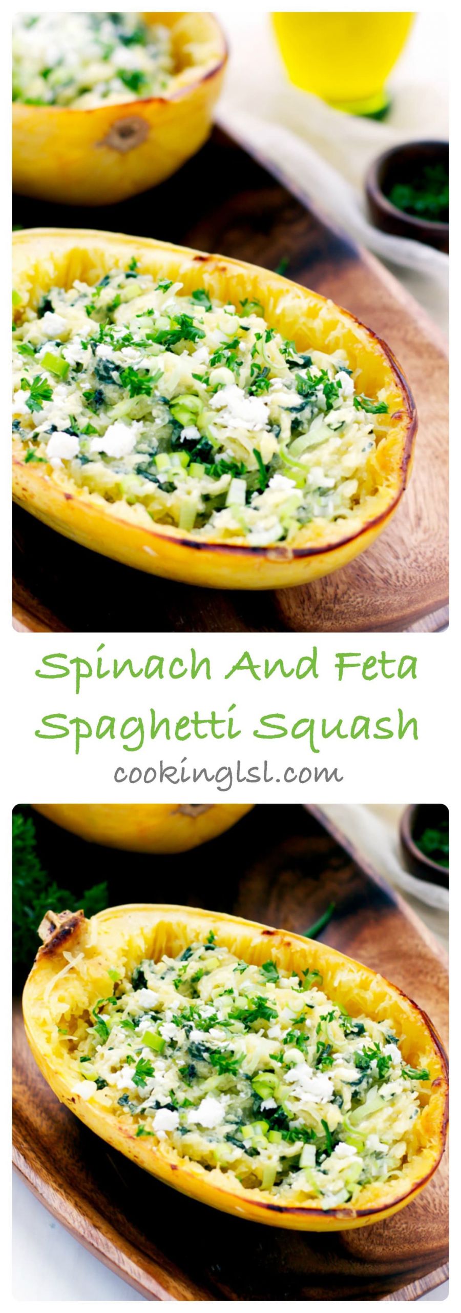 Fiber In Spaghetti Squash
 Spinach and Feta Spaghetti Squash