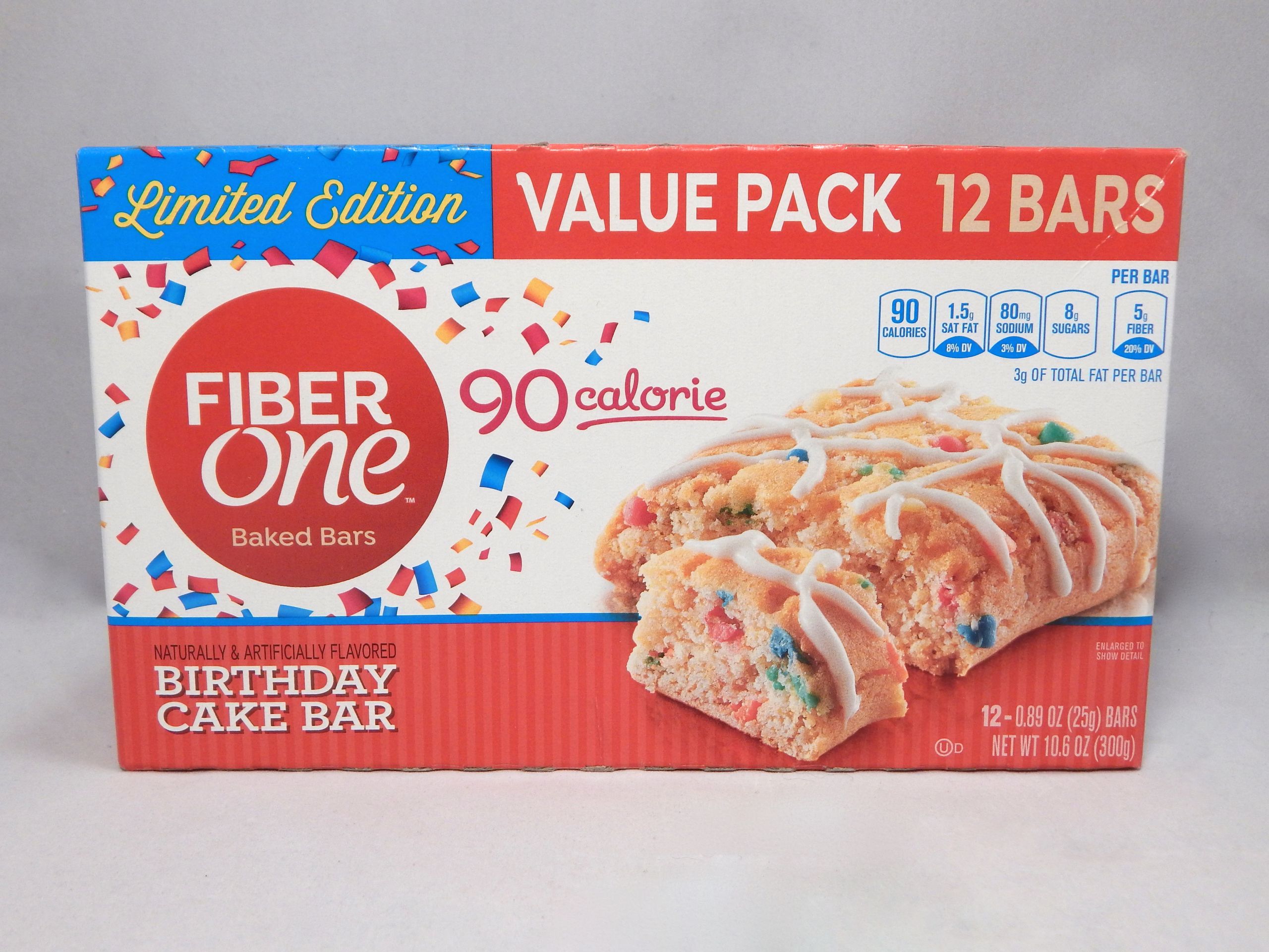 Fiber One Birthday Cake
 [Review] Fiber e Limited Edition 90 Calorie Birthday