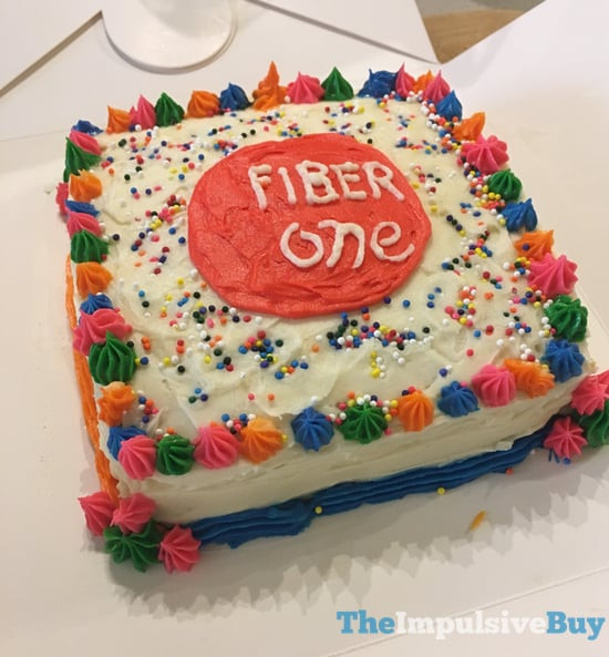 Fiber One Birthday Cake
 REVIEW Fiber e Limited Edition Birthday Cake Baked Bar