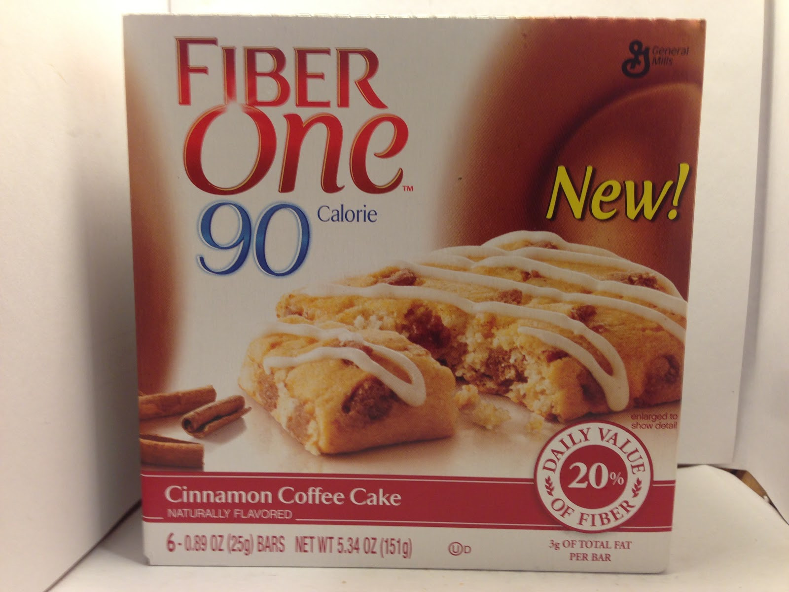 Fiber One Cinnamon Coffee Cake
 Crazy Food Dude Review Fiber e 90 Calorie Cinnamon