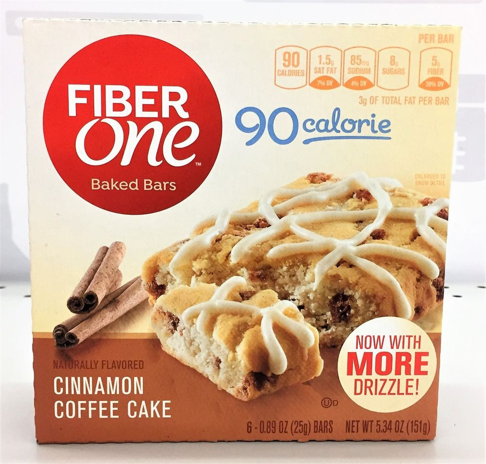 Fiber One Cinnamon Coffee Cake
 Fiber e 90 Calorie Cinnamon Coffee Cake Bar 5 34 oz Bars