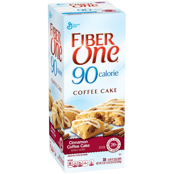 Fiber One Cinnamon Coffee Cake
 Fiber e 90 Calorie Cinnamon Coffee Cake Soft Baked Bars