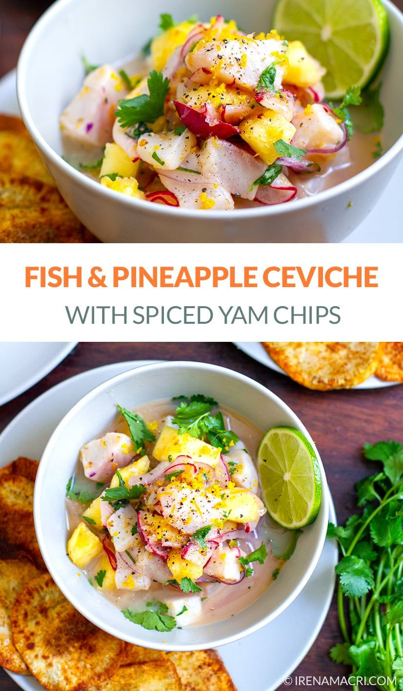 Fish Breakfast Recipe
 White Fish & Pineapple Ceviche With Yam Chips