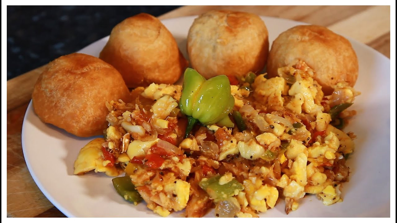 Fish Breakfast Recipe
 Ackee & Salt Fish WITH Fried Dumplings Jamaican Perfect