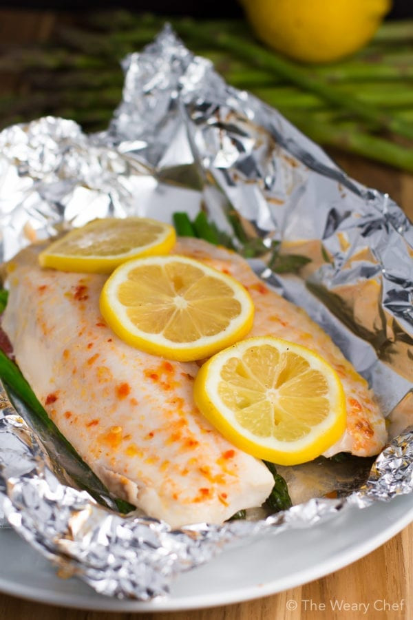 Fish Packet Recipes
 Baked Foil Fish Packets with Asparagus and Tomato The