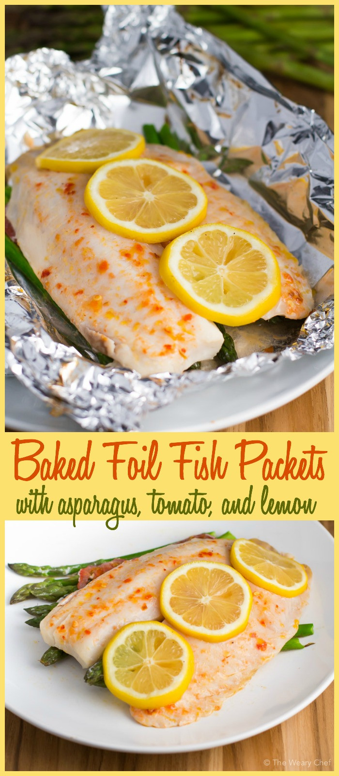 Fish Packet Recipes
 Baked Foil Fish Packets with Asparagus and Tomato The