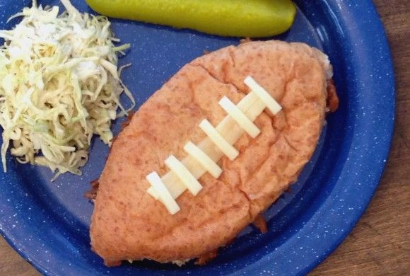 Football Dinners Recipes
 Superbowl Football Sandwiches