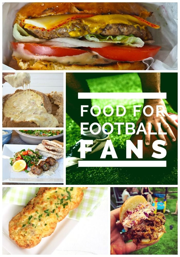 Football Dinners Recipes
 food for footy fans