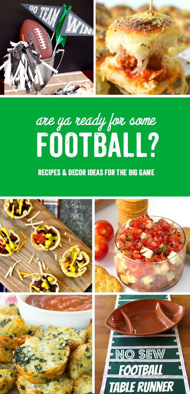 Football Dinners Recipes
 Are You Ready for Some Football and Sunday Features 112