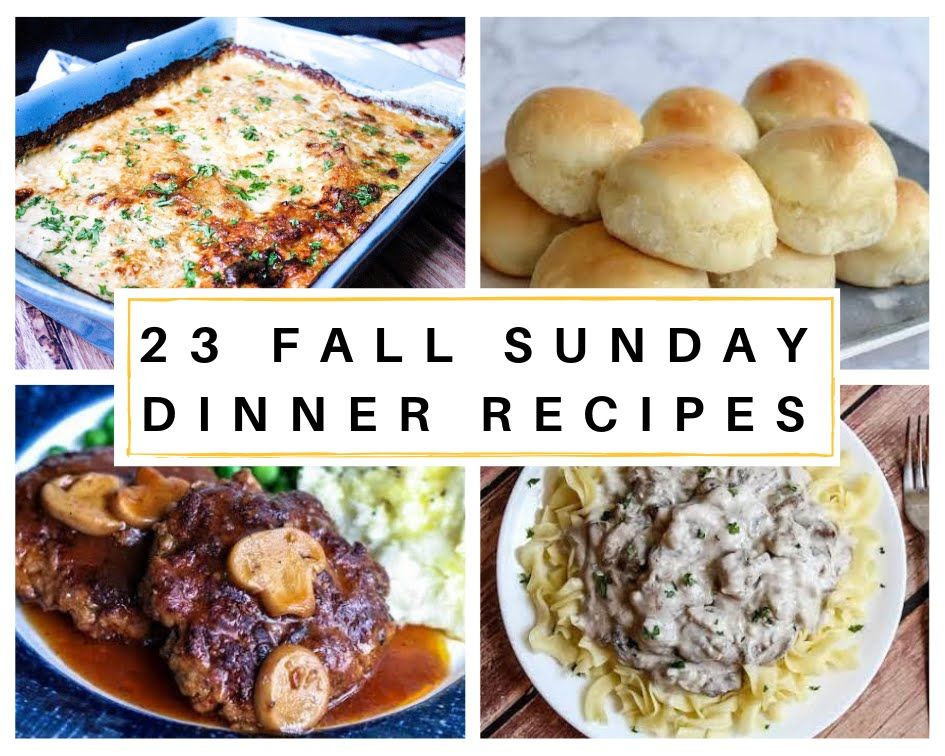 Football Dinners Recipes
 23 Fall Sunday Dinner Recipes With images