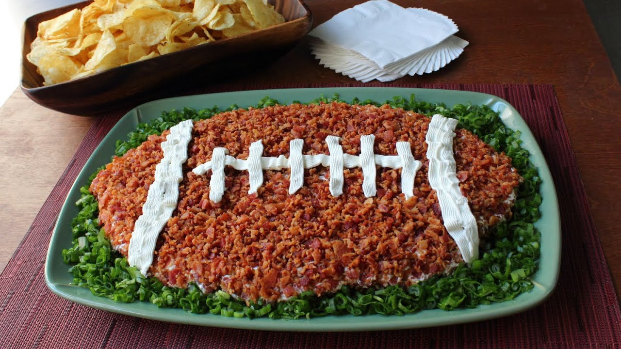 Football Snacks Recipes
 "Loaded Baked Potato" Dip Football Super Bowl Dip Recipe
