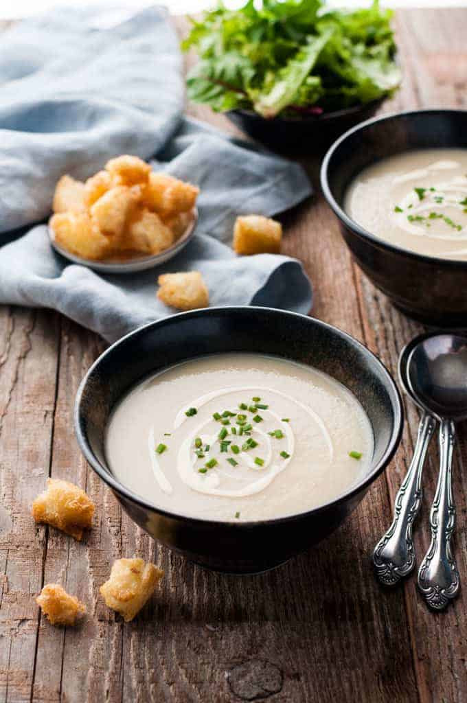 French Potato Soup
 Potato and Leek Soup Julia Child recipe