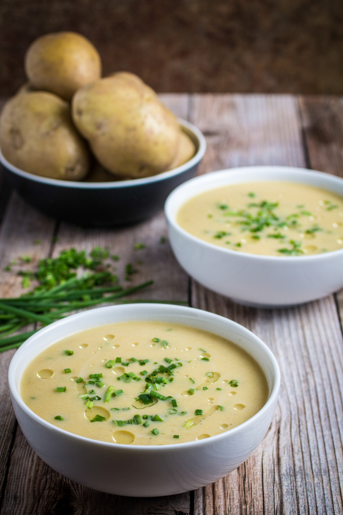 French Potato Soup
 Creamy Potato Leek Soup • Dishing Delish